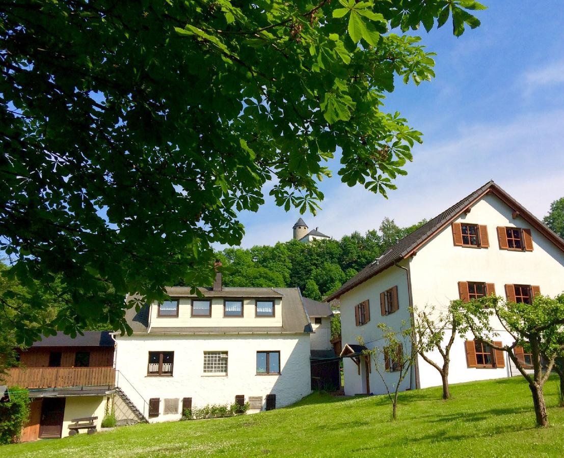 Ferienwohnungen am Burgberg Lichtenberg  Exterior foto